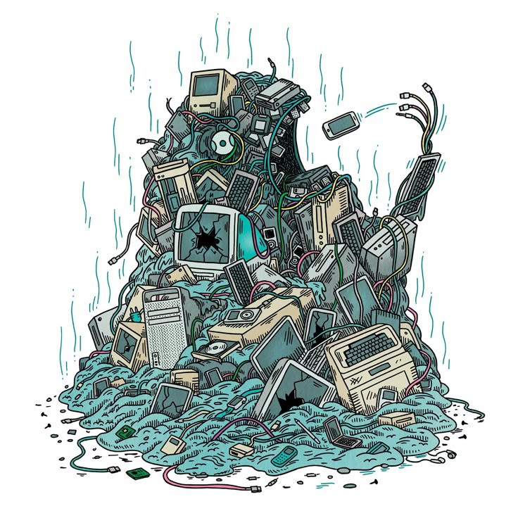 Software update depletion cascade diagram